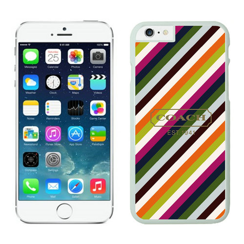 Coach Stripe Multicolor iPhone 6 Cases EZA